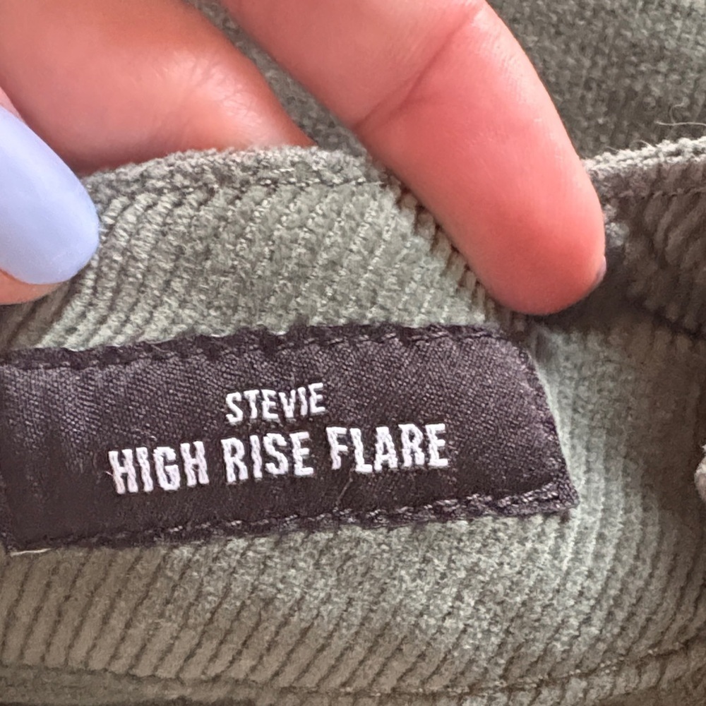 Lucky Brand Women's Dark Green Flare Pants - Picture 5 of 5
